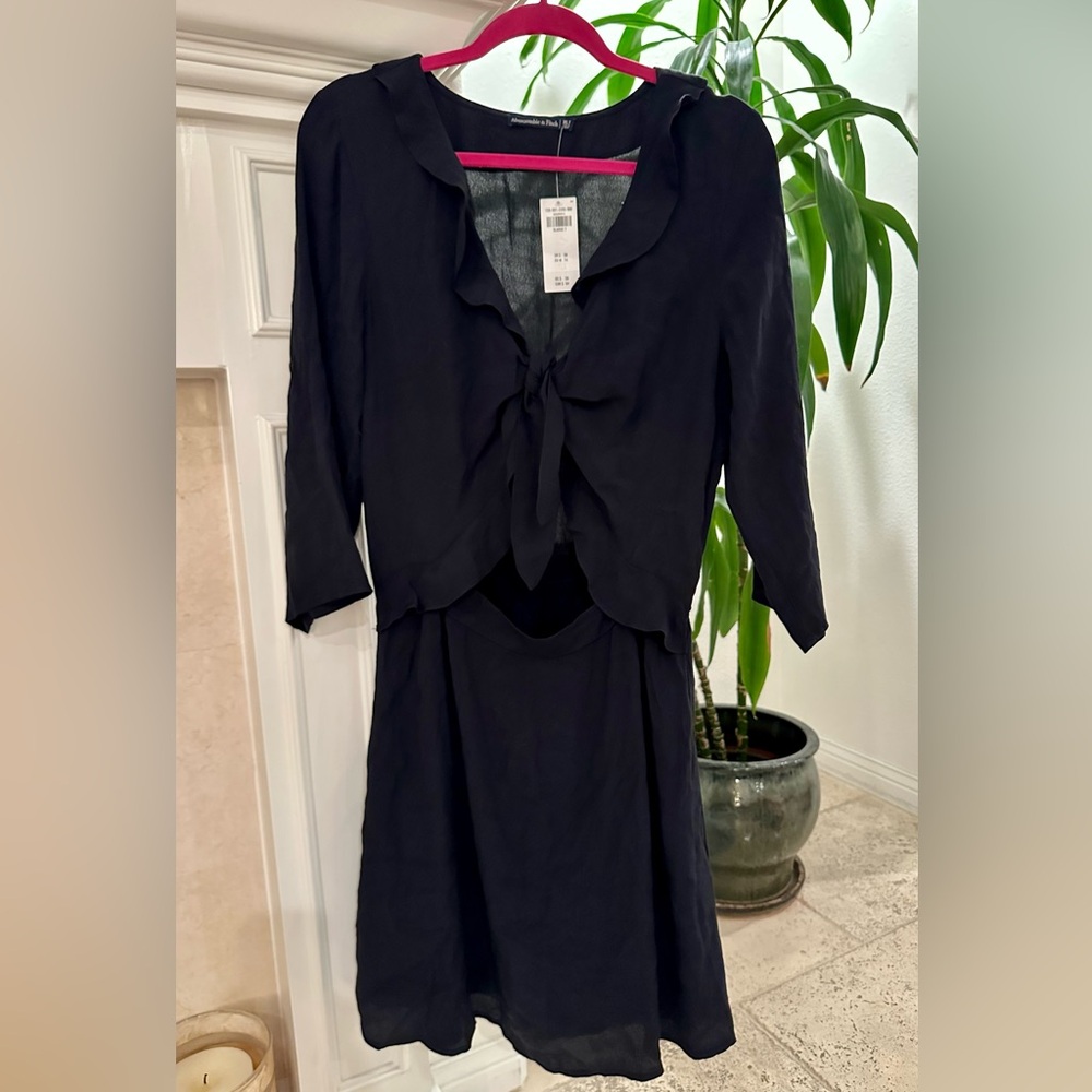 Abercrombie & Fitch Long Sleeved Cutout Dress